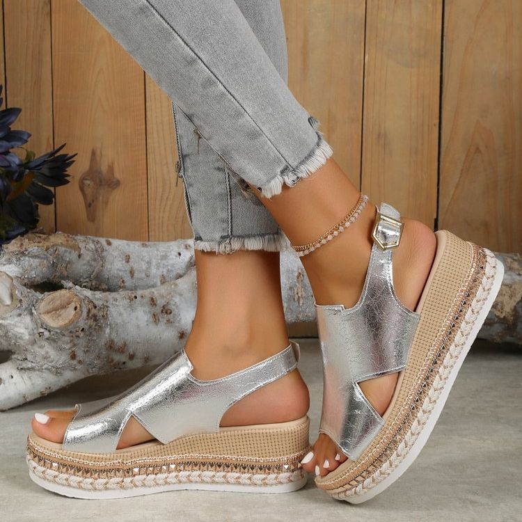Brillez Cet Été Sandales Compensées Ultra Tendance