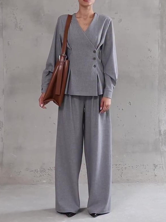 Ensemble Élégant 2 Pièces – Chic Minimaliste