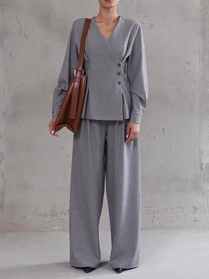 Ensemble Élégant 2 Pièces – Chic Minimaliste