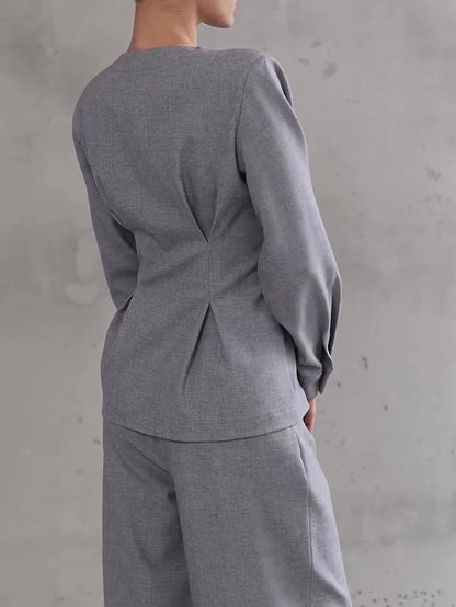Ensemble Élégant 2 Pièces – Chic Minimaliste