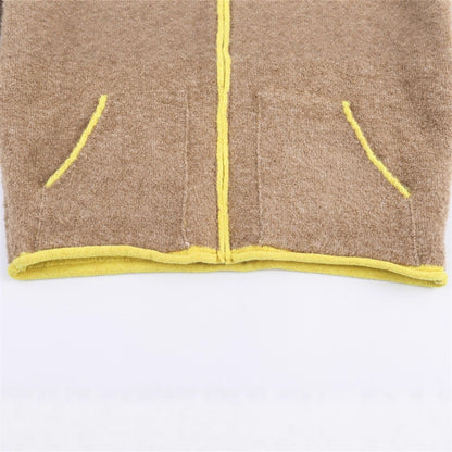 Veste Bomber en Maille Bicolore – Style Moderne & Confort Absolu