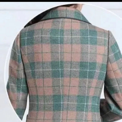 Womens Stylish Casual And Chic Plaid Jacket