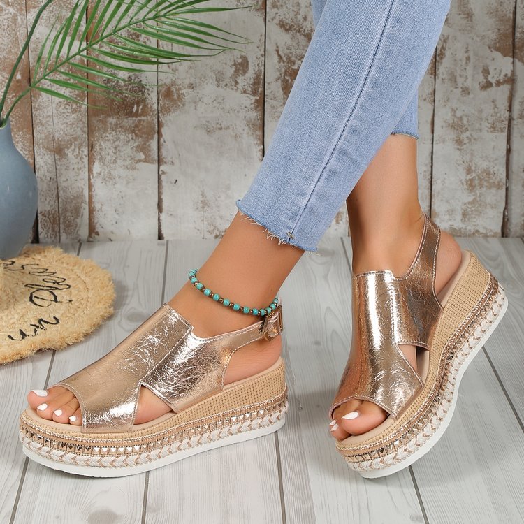 Brillez Cet Été Sandales Compensées Ultra Tendance