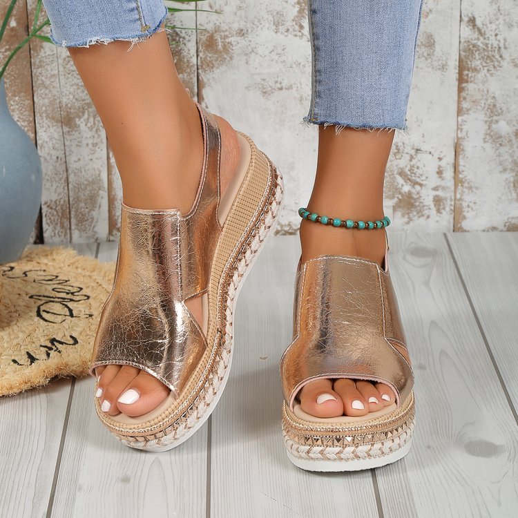 Brillez Cet Été Sandales Compensées Ultra Tendance