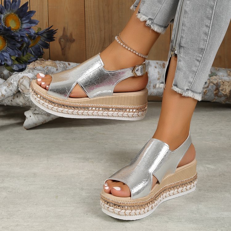 Brillez Cet Été Sandales Compensées Ultra Tendance